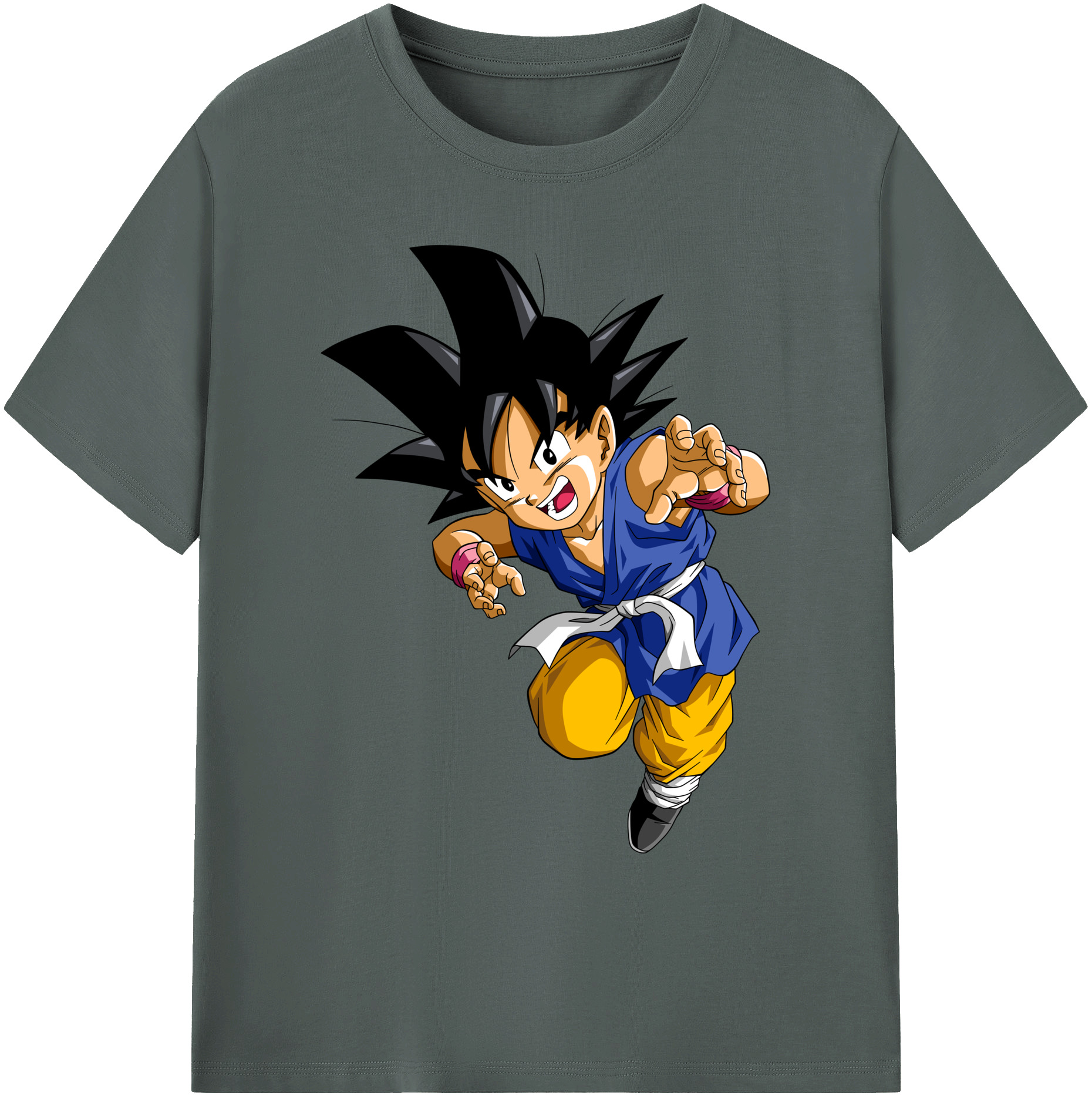 （画像用） ドラゴンボール 孫悟空（そん ごくう）Son Goku カカロット DRAGON BALL Kakarotto 綿100％ メンズ半袖Tシャツ｜肌触りやわらか＆通気性